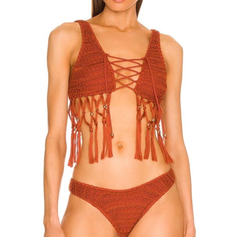 Dundas x Revolve Gwen Top in Rust / XS